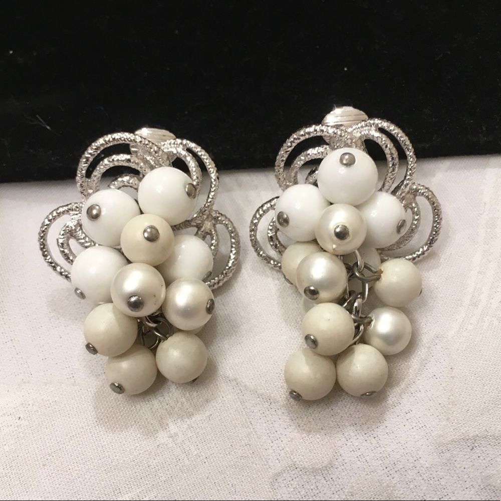 Vintage Park Lane Silver Earrings With Dangles - Picture 2 of 7